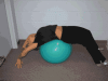 Abdominal on Ab Ball Stretch - Stretch