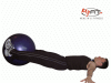 Exercise Ball Abdominal Leg Raises
