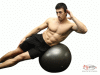 Ball Side Crunches or Bends