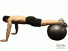 Ball Knee Crunches