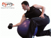 Dumbbell Ball Preacher Bicep Isolation Curl