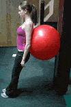 Ball Squats