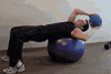 Exercise Ball Oblique Twists