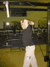Incline Cable Triceps Extensions