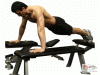 Push Ups Between Benches (Push Up)